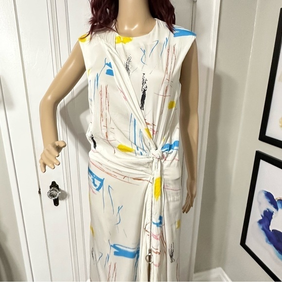 Cedric Charlie’s Fantasy print dress size 10 - Picture 9 of 11